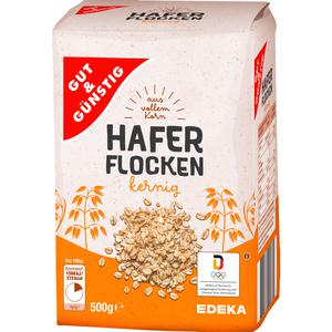 GUT&GÜNSTIG Haferflocken kernig, aus vollem Korn 500g