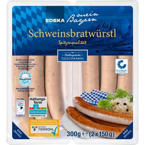 EDEKA mein Bayern Schweinsbratwürstl 2x150g QS GQB