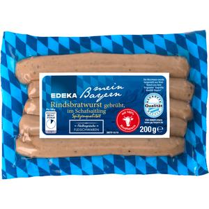 EDEKA mein Bayern Rindsbratwurst 200g GQB