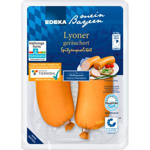 EDEKA mein Bayern Lyoner geräuchert 2x180g QS GQB