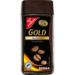 GUT&GÜNSTIG Gold löslicher Bohnenkaffee 100g