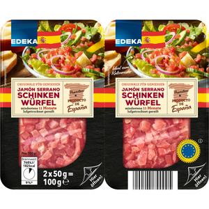 EDEKA Espana Serrano Schinken Würfel 2x50g