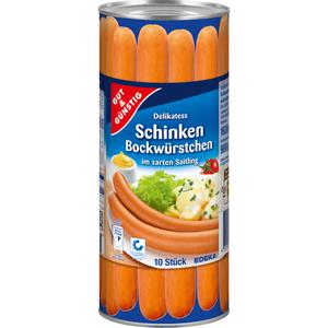 GUT&GÜNSTIG Schinkenbockwürstchen im zarten Saitling 1630g QS