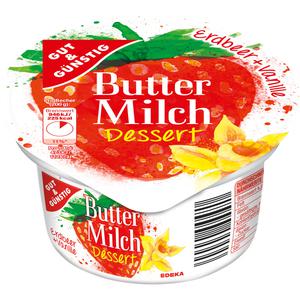 GUT&GÜNSTIG Buttermilch Dessert Erdbeer Vanille 200g