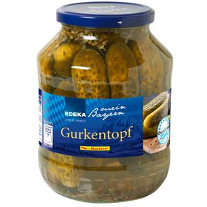 EDEKA mein Bayern Gurkentopf 1550g GQB