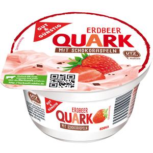 GUT&GÜNSTIG Fruchtquark mit Schokoraspeln Erdbeere 200g