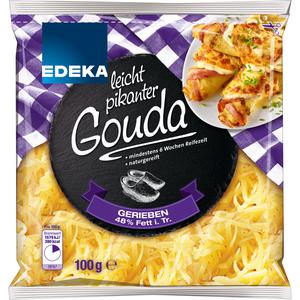 EDEKA Gouda gerieben mild-würzig 48% 100g