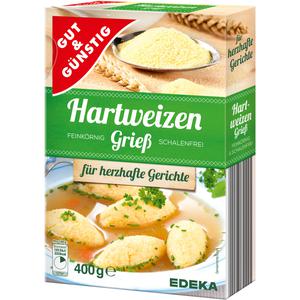 GUT&GÜNSTIG Hartweizengrieß 400g