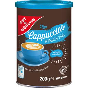 GUT&GÜNSTIG Cappuccino weniger süß 200g