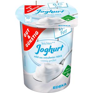 GUT&GÜNSTIG leicht Joghurt mild 0,1% Fett 500g VLOG