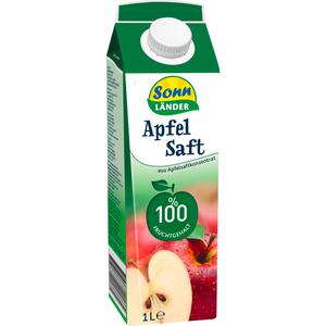 Sonnländer Apfelsaft 1l DE/UK/RUS/SE