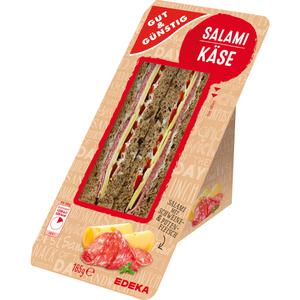 GUT&GÜNSTIG Sandwich Salami-Käse 185g