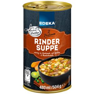 EDEKA Rindersuppe mit Nudeln 480ml