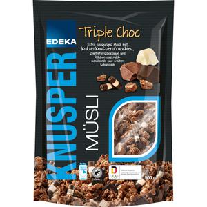 EDEKA Knusper Müsli Triple Choc 500g