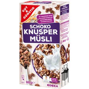 GUT&GÜNSTIG Knusper Müsli Schoko 600g