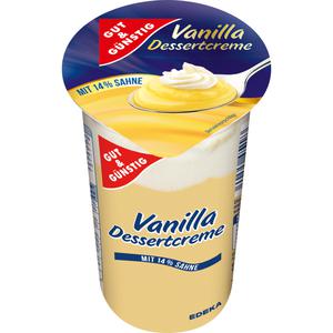 GUT&GÜNSTIG Dessertcreme Vanilla mit 14% Sahne 200g