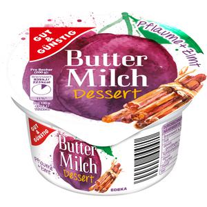 GUT&GÜNSTIG Buttermilch Dessert Pflaume-Zimt 200g