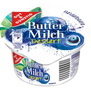 GUT&GÜNSTIG Buttermilch Dessert Heidelbeere 200g