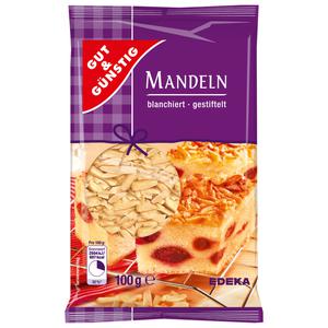 GUT&GÜNSTIG Mandeln gestiftelt 100g