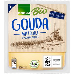 Bio EDEKA Gouda mittelalt 53% 200g