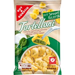 GUT&GÜNSTIG frische Pasta Spinat Ricotta Tortelloni 400g