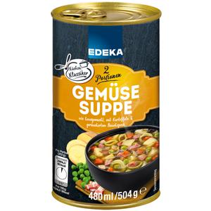 EDEKA Klare Gemüsesuppe mit Speck 480ml