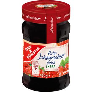 GUT&GÜNSTIG Rotes Johannisbeer Gelee extra 450g