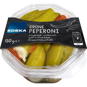 EDEKA Grüne Peperoni mit Frischkäse gefüllt 150g