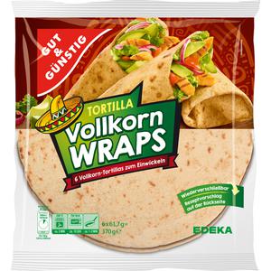 GUT&GÜNSTIG Tortilla Vollkorn Wraps 370g