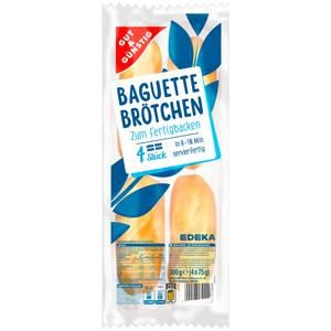 GUT&GÜNSTIG Baguette Brötchen 4ST 300g