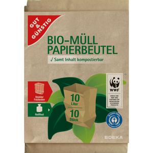 GUT&GÜNSTIG Bio-Müll Papierbeutel 10I 10ST