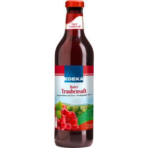 EDEKA Roter Traubensaft mit Eisenzusatz Fruchtgehalt 100% 750ml