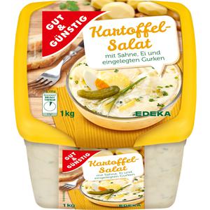 GUT&GÜNSTIG Kartoffelsalat mit Sahne, Ei&Gurke 1kg