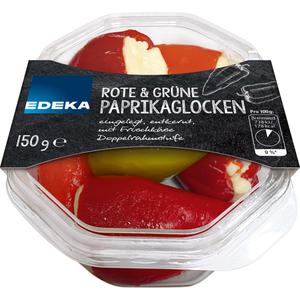 EDEKA Paprikaglocken gefüllt mit Frischkäse 150g