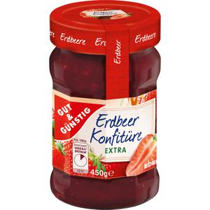 GUT&GÜNSTIG Konfitüre extra Erdbeere 450g