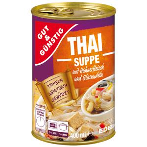 GUT&GÜNSTIG Thai-Suppe m.Hühnerfleisch&Glasnudeln 400ml