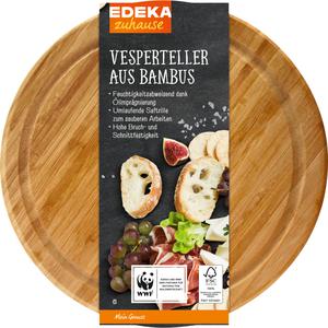 EDEKA zuhause Fleischteller Bambus