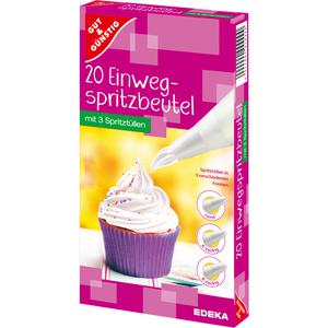 GUT&GÜNSTIG Einwegspritzbeutel 3 Tüllen 20ST