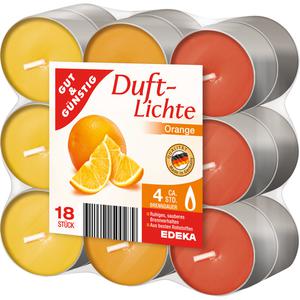 GUT&GÜNSTIG Duftlichte Orange 18ST