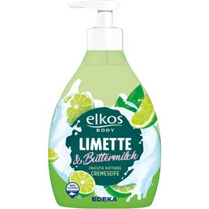 EDEKA elkos Limette&Buttermilch Cremeseife Spender 500ml