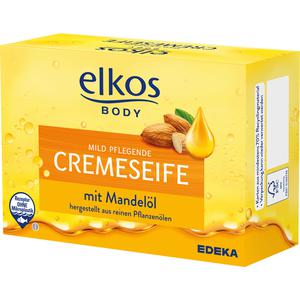 EDEKA elkos Cremeseife mit Mandelöl 150g