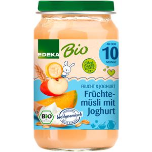 Bio EDEKA Früchtemüsli mit Joghurt ab dem 10.Monat 190g