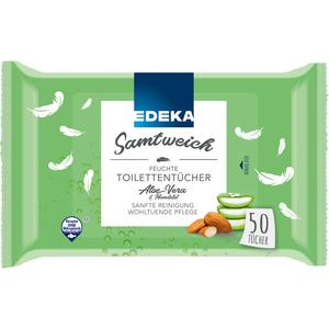 EDEKA Feuchtes Toilettenpapier Aloe Vera & Mandelöl 50ST