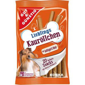 GUT&GÜNSTIG Kauröllchen Rind+Geflügel 20ST 200g