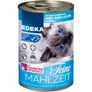 MSC EDEKA Feine Mahlzeit Stückchen mit Seelachs in Gelee 400g