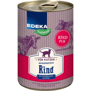 EDEKA Naturals Monoprotein Rind für Katzen 400g