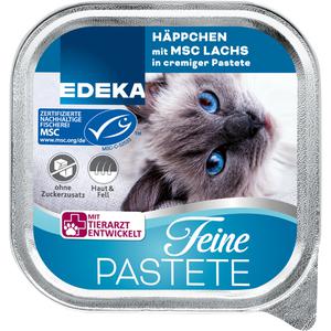 EDEKA Feine Pastete Lachshäppchen in cremiger Pastete 100g