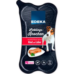 EDEKA Knochenformschale Rind und frische Leber 175g