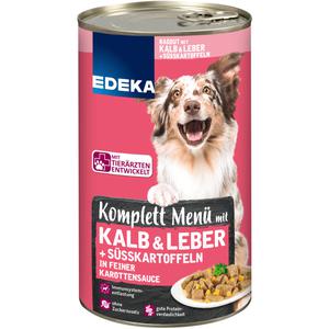 EDEKA Komplettmenü Kalb+Leber+Süßkartoffel in Karottensauce 1240g