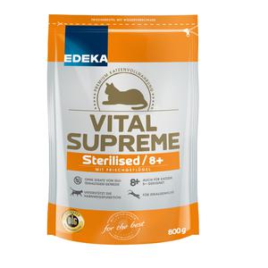 EDEKA Vital Supreme Sterilised / 8+ mit Frischgeflügel 800g